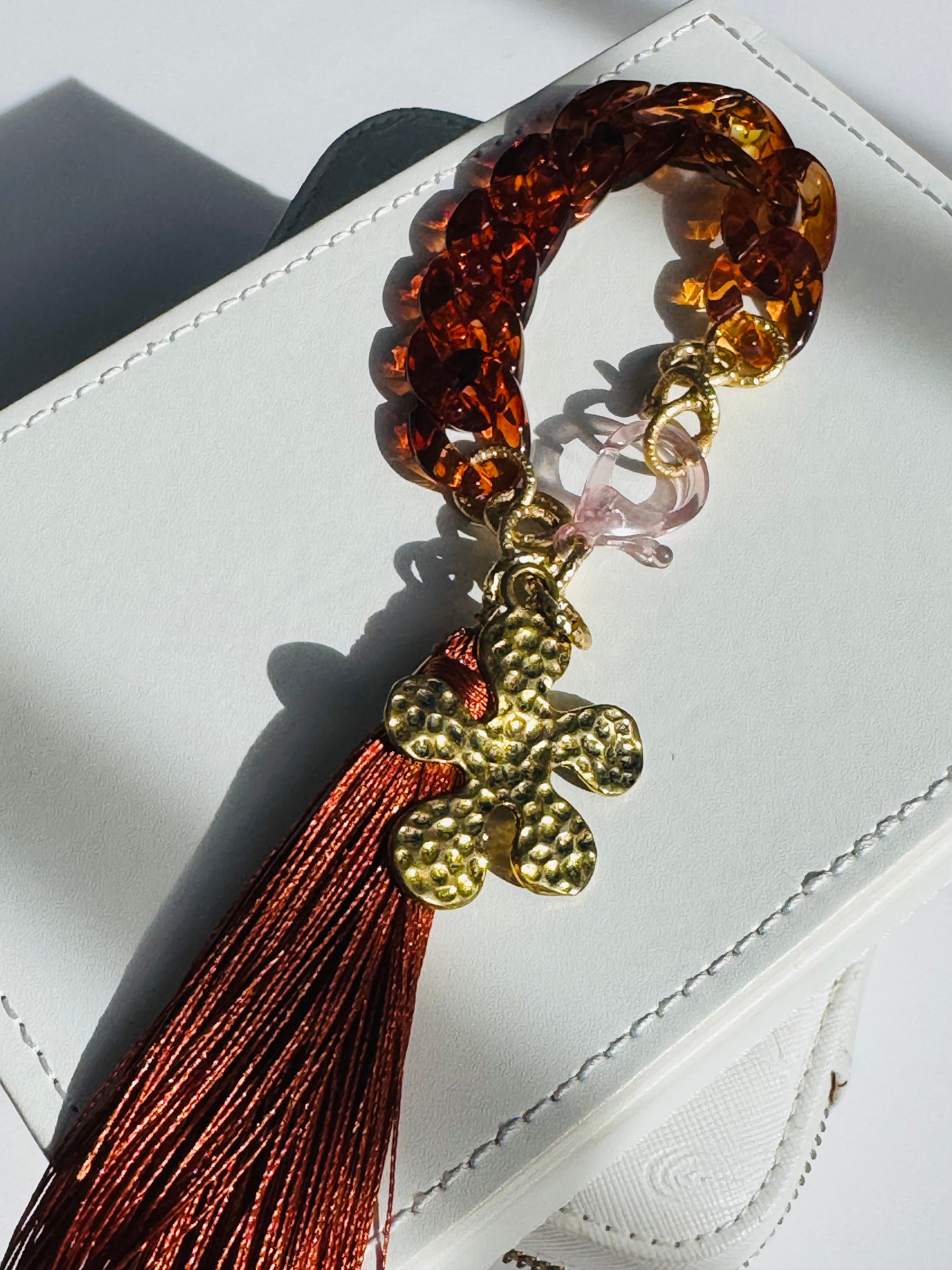 Brown Tassel Bracelet