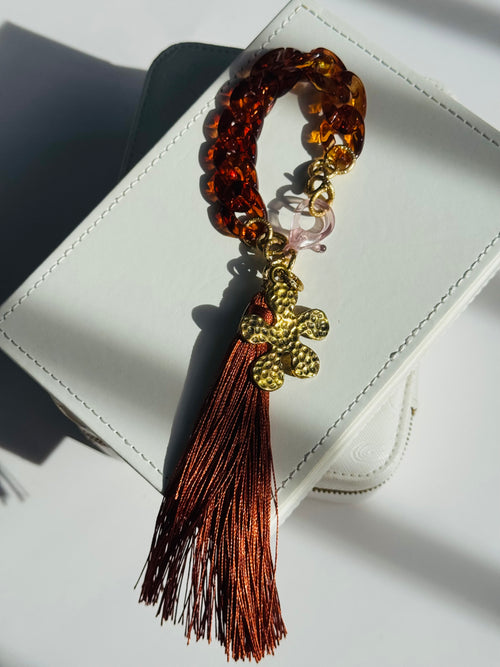 Brown Tassel Handmade Bracelet