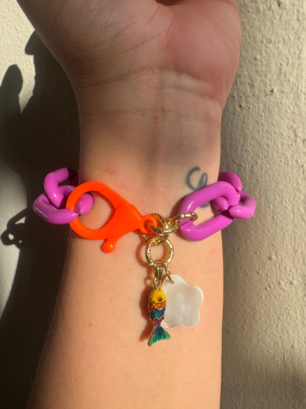 Violet Acrylic Bracelet