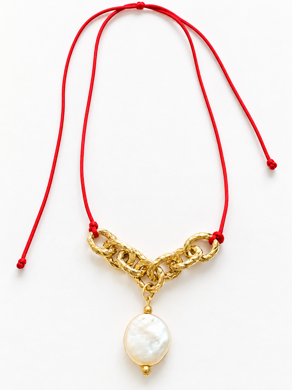 Handmade Adjustable Pearl Necklace #L177