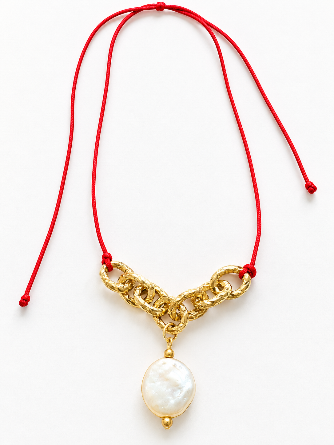 Handmade Adjustable Pearl Necklace #L177