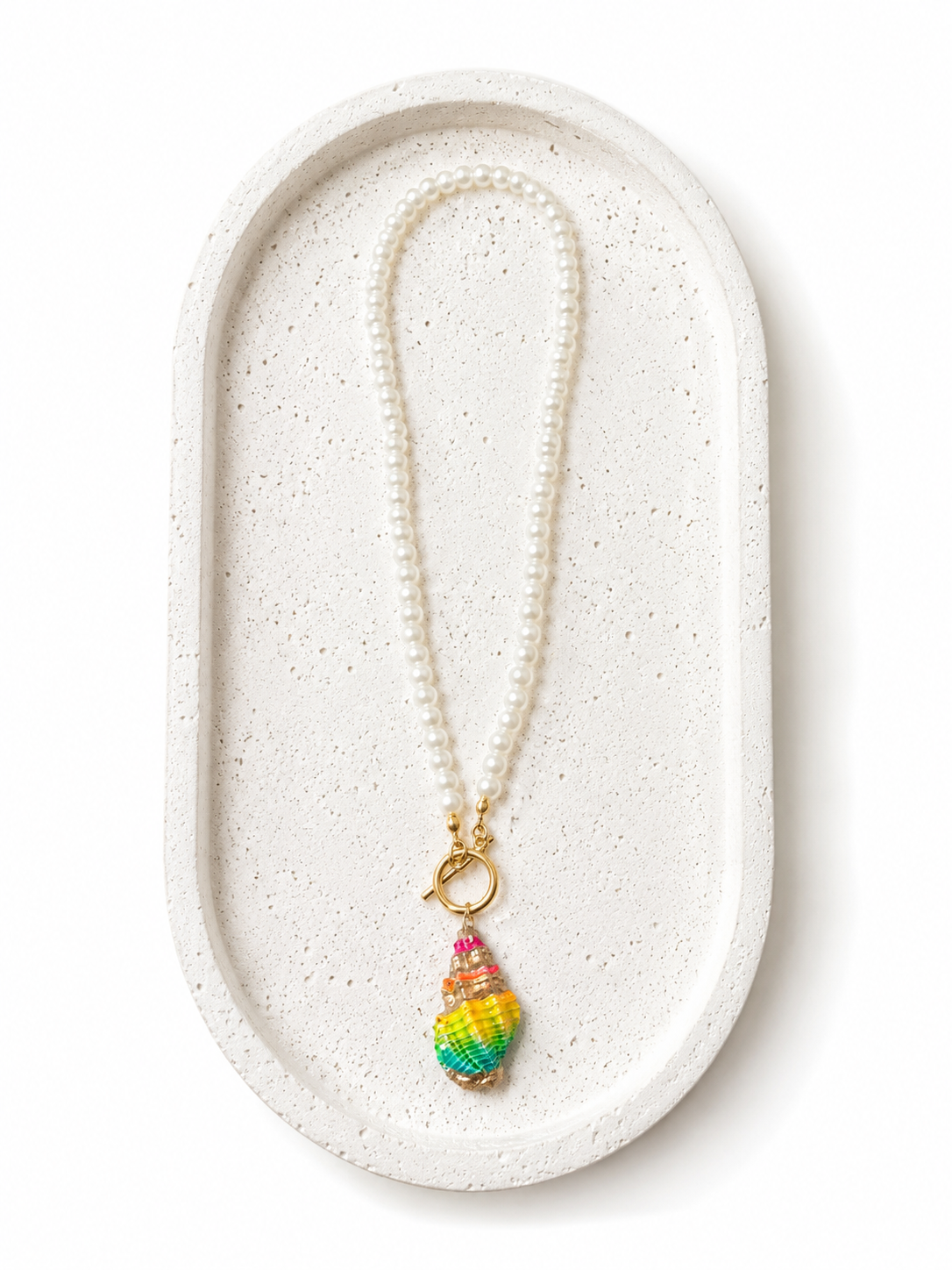 Pearls and Seashell Necklace