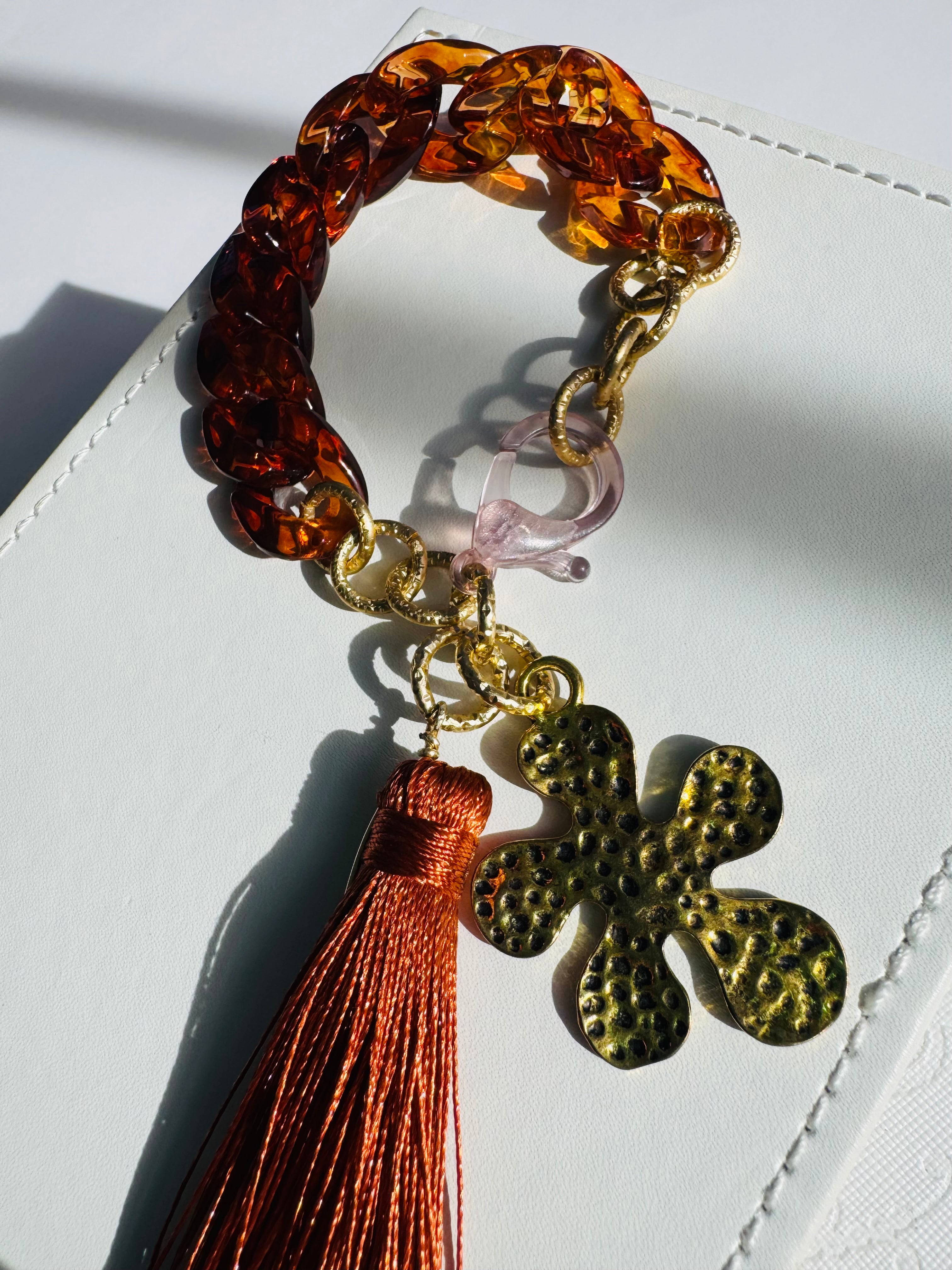 Brown Tassel Bracelet