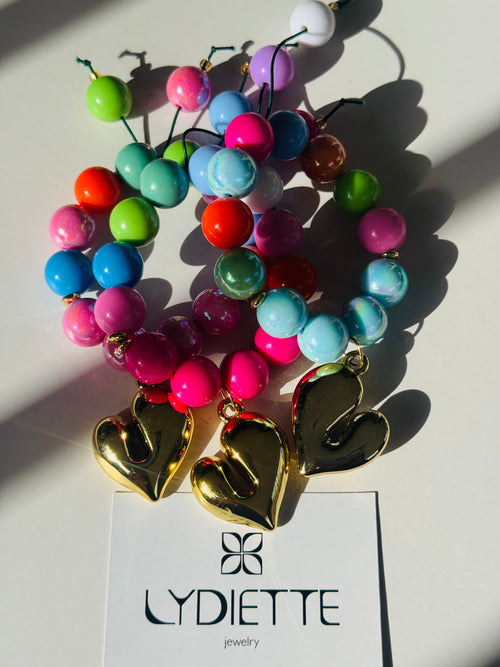 Blue Heart Handmade Bracelet #L156