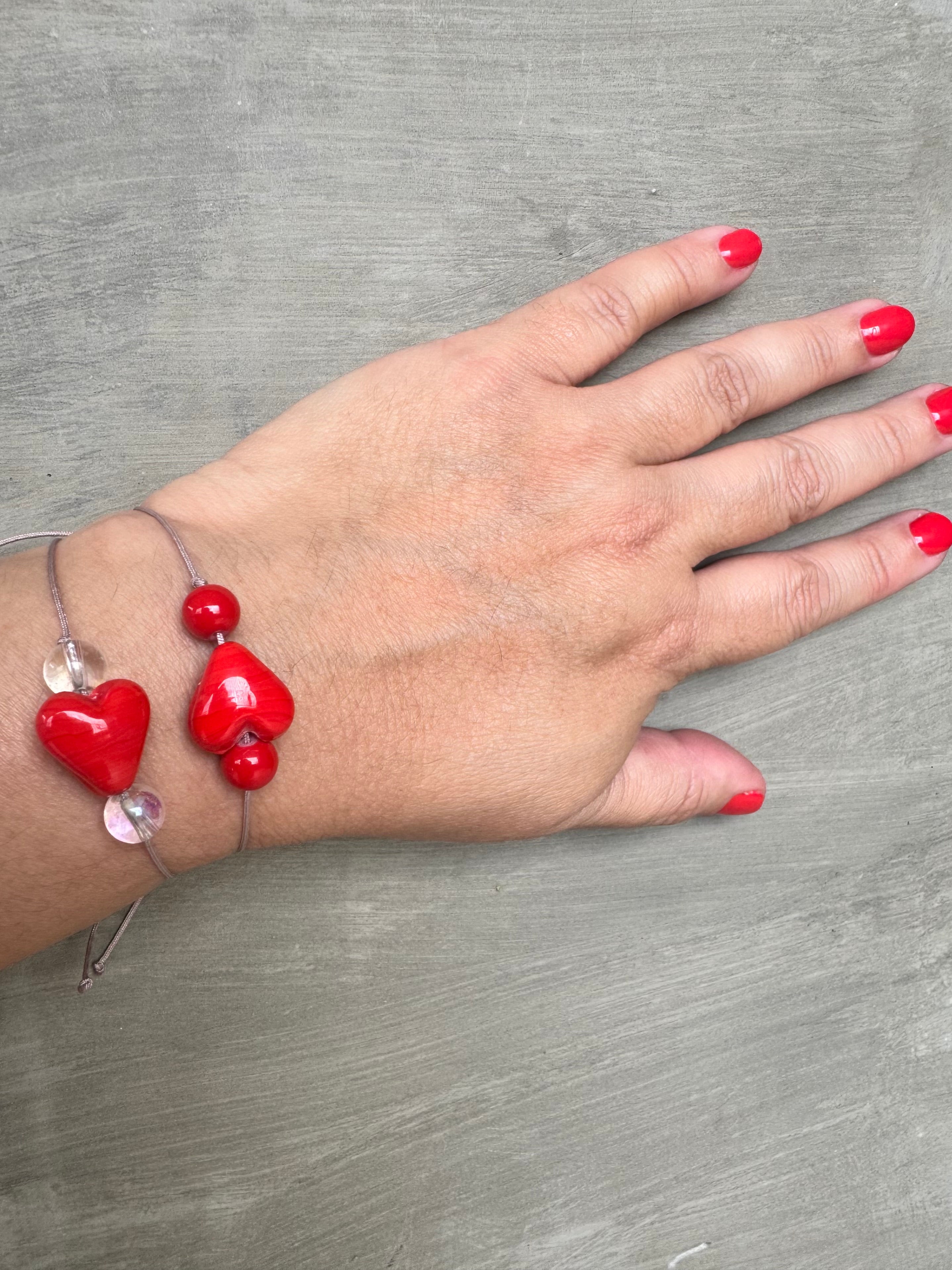 I love Mom Adjustable Bracelet | Handmade & Limited Edition