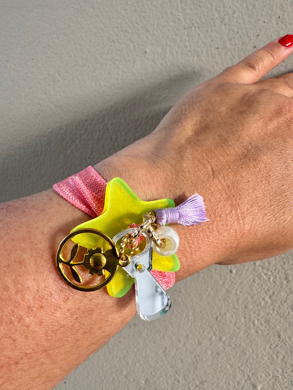 Peach Stretch Bracelet