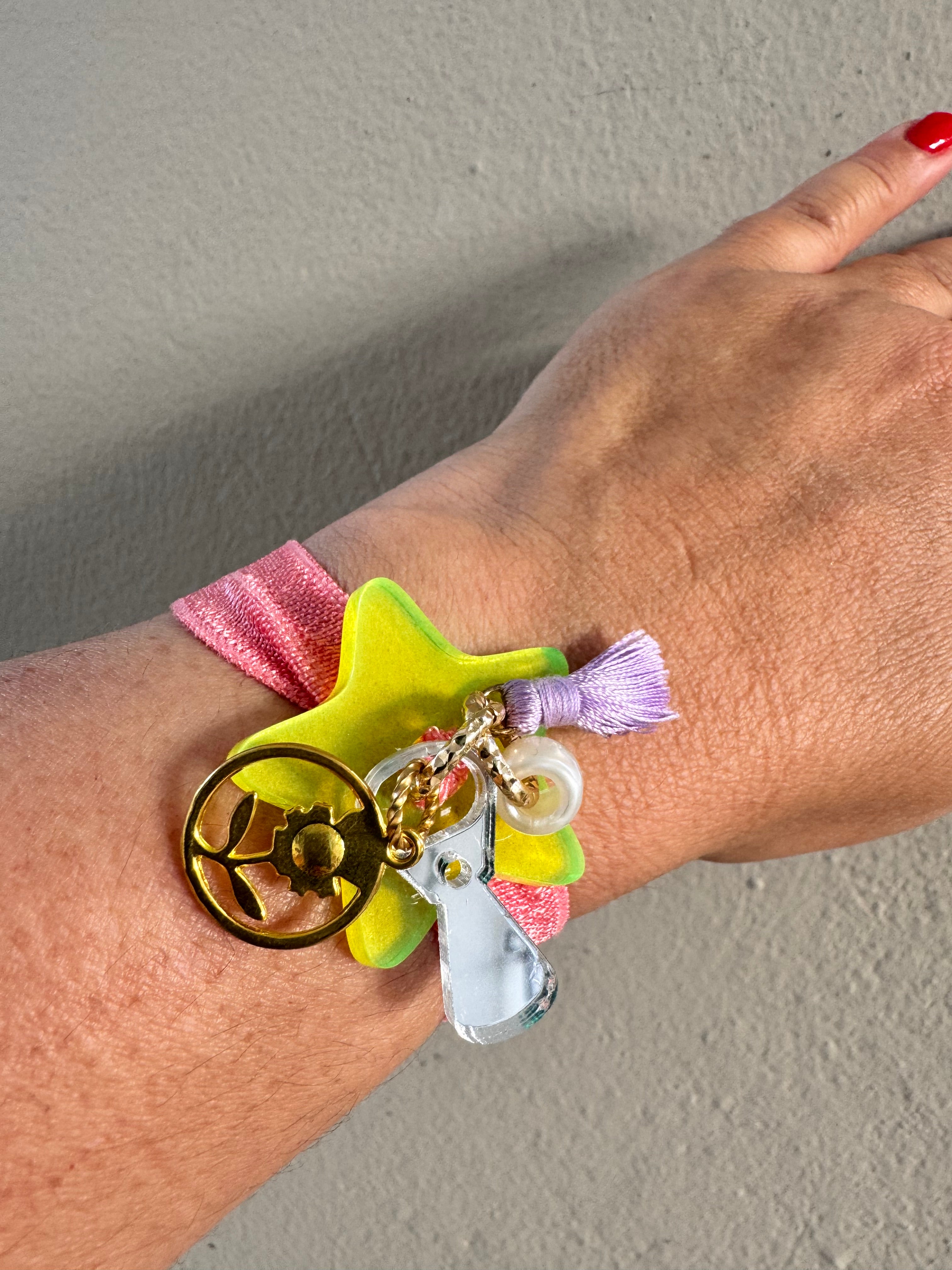 Peach Stretch Bracelet