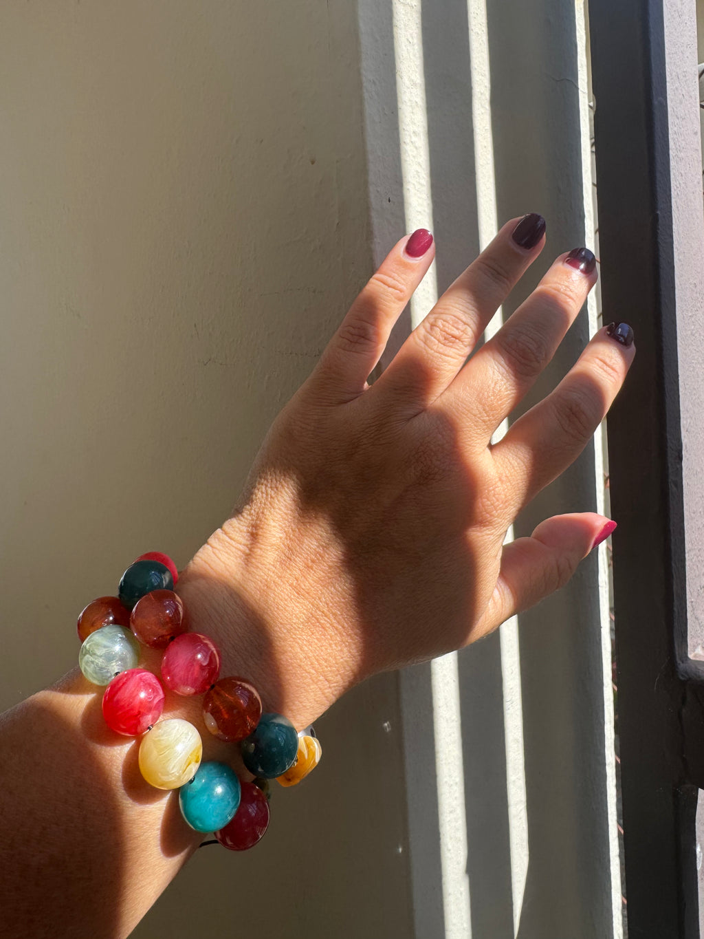Handmade Elastic Polka Dots Bracelets #L185 (sold separately)