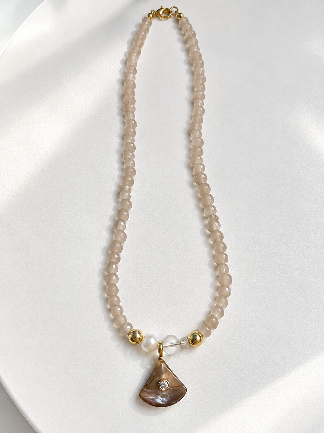 Handmade Brown Necklace #L133