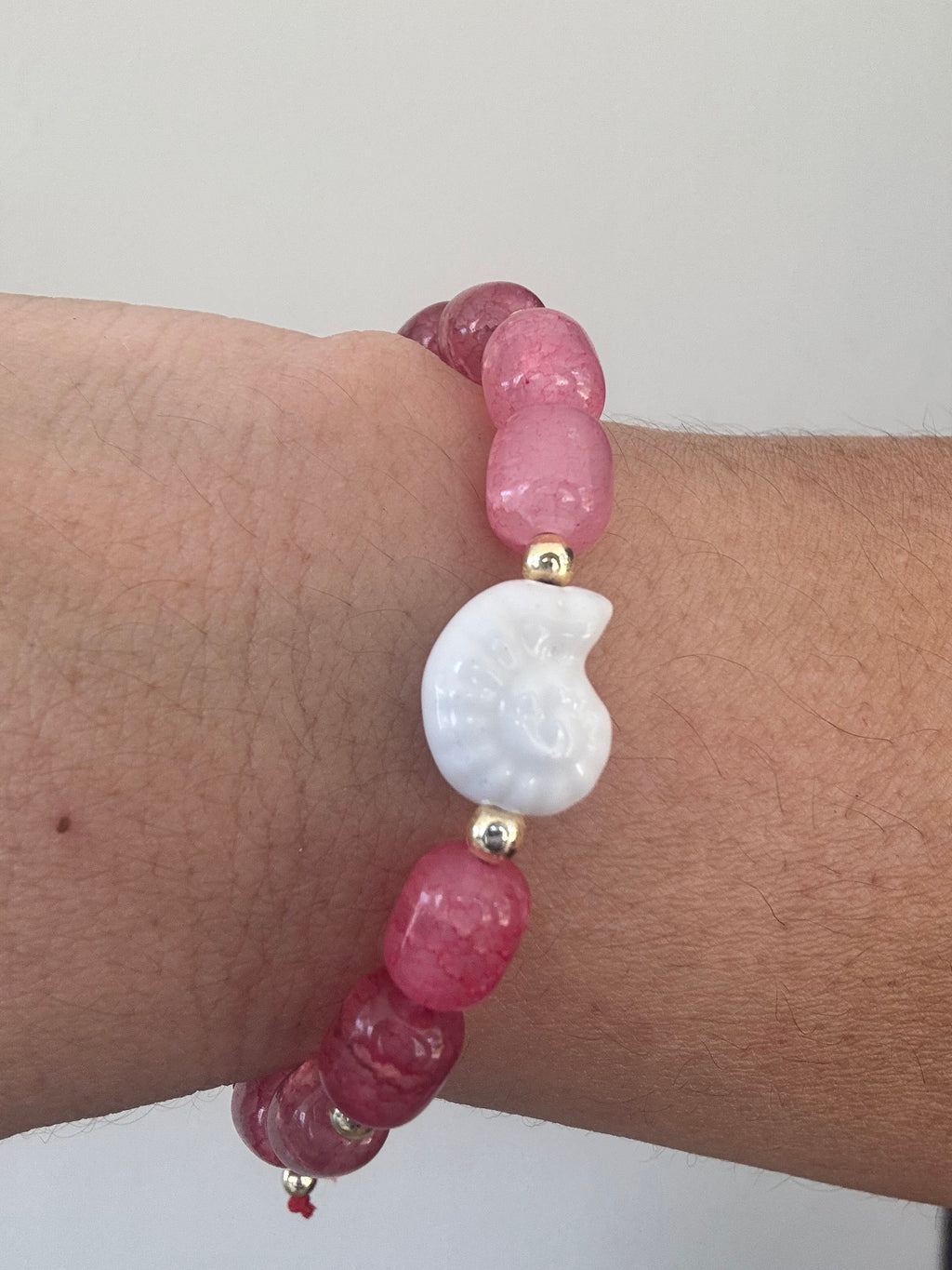 White Seashell Bracelet