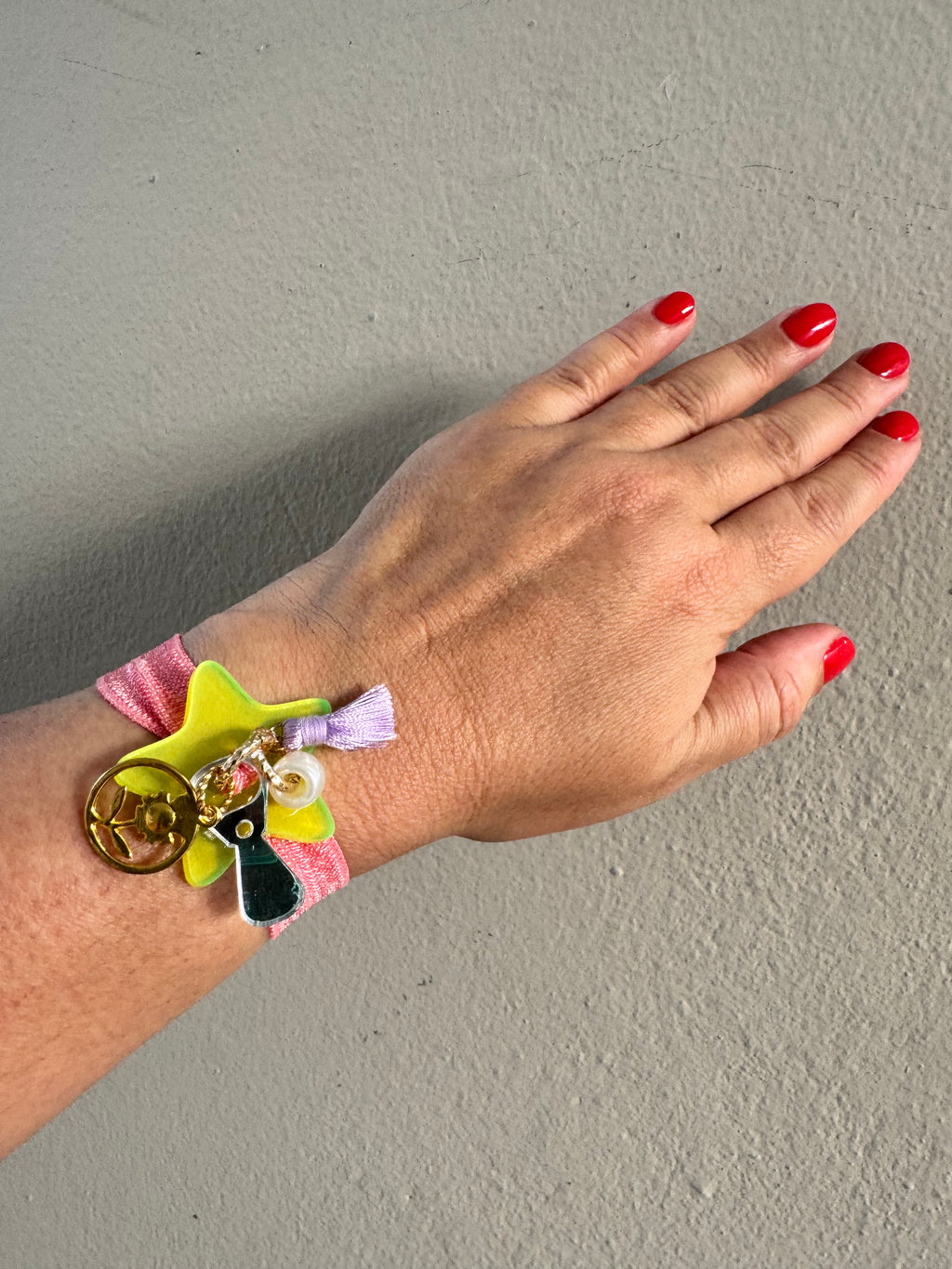 Peach Stretch Bracelet