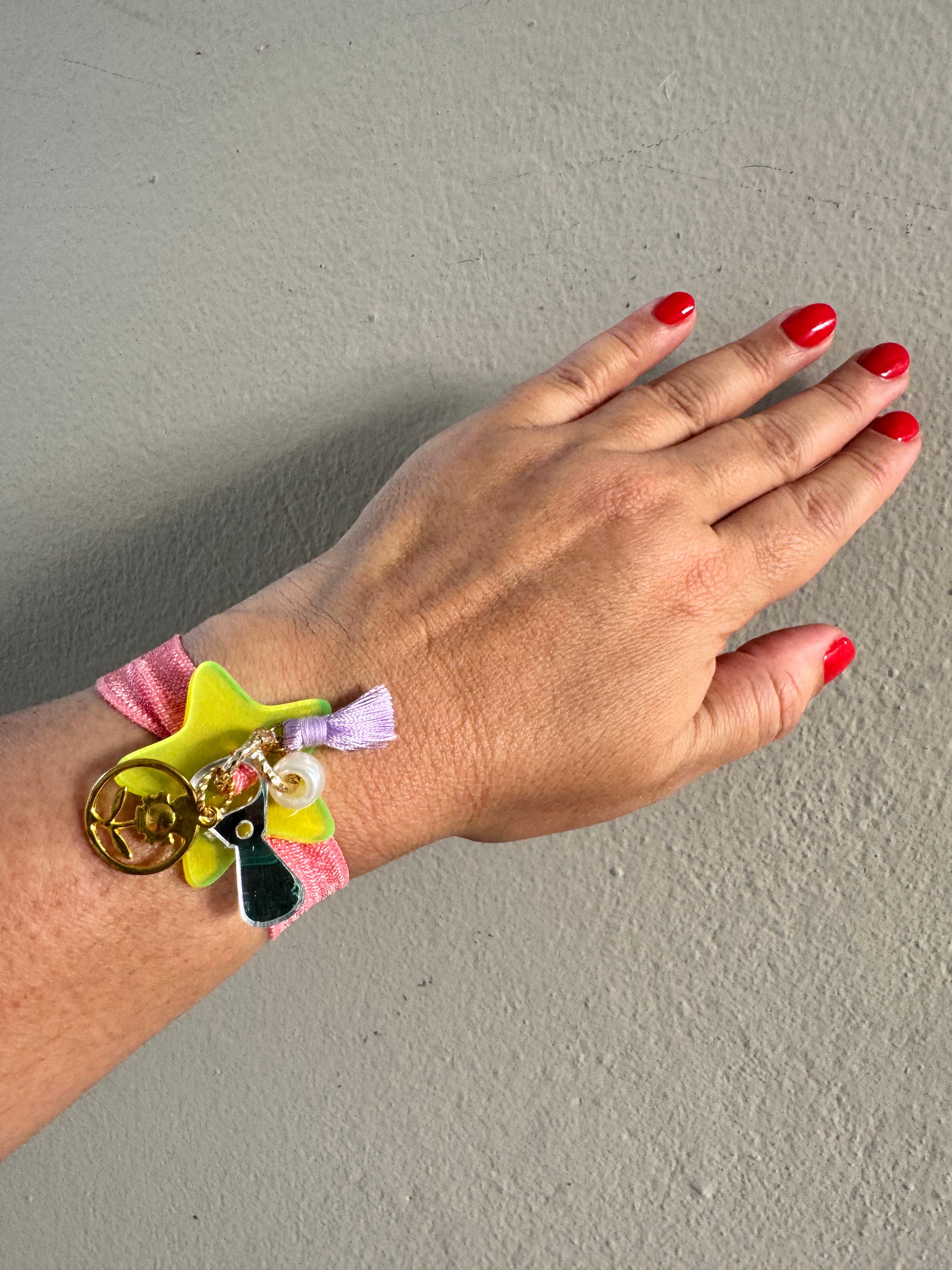 Peach Stretch Bracelet