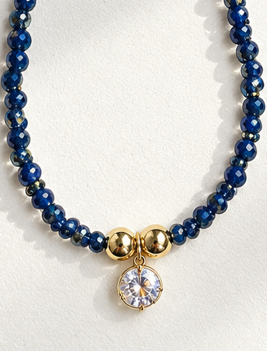 Handmade Blue Necklace #L134