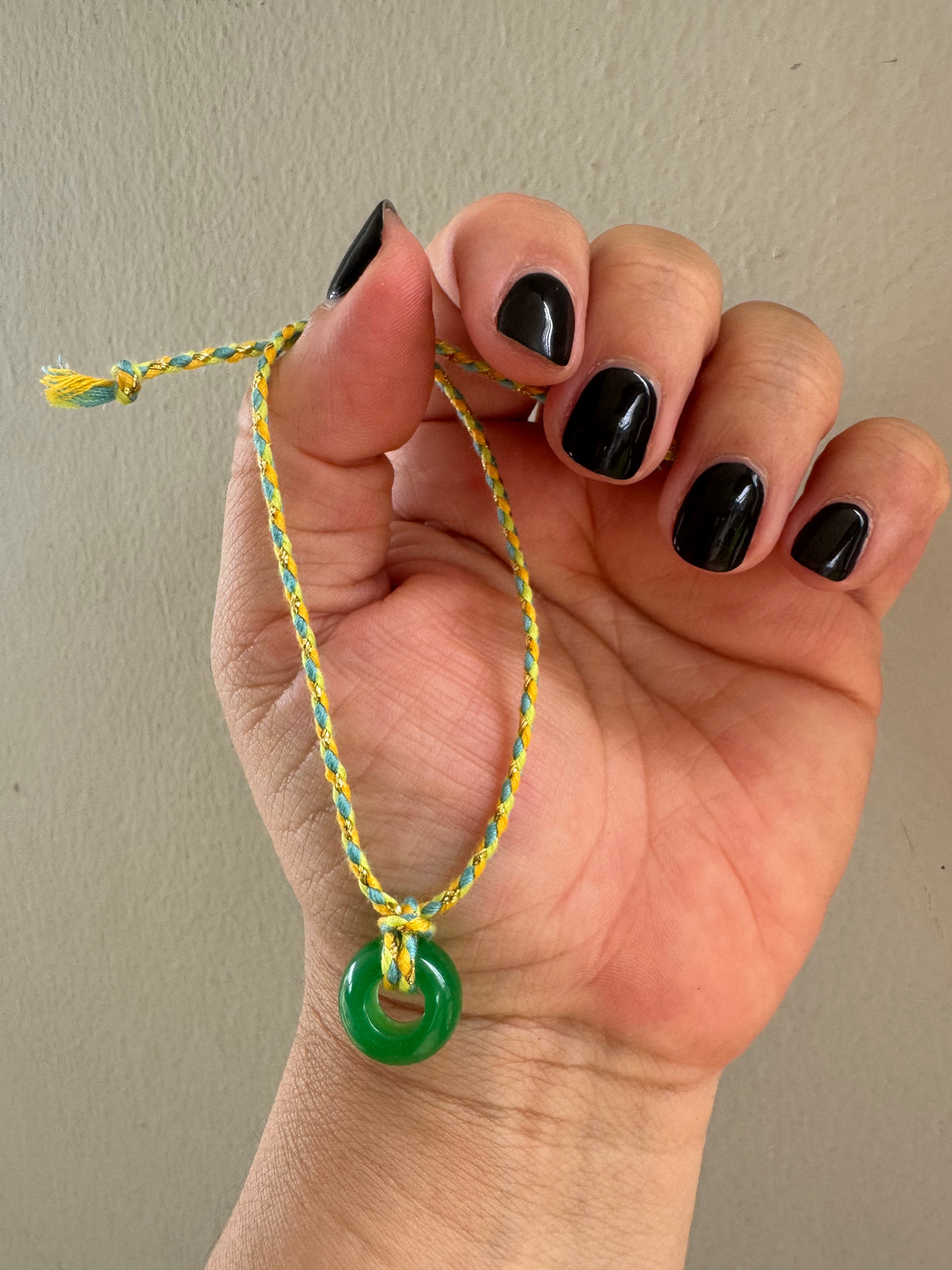 Handmade Jade Adjustable Bracelet #L149