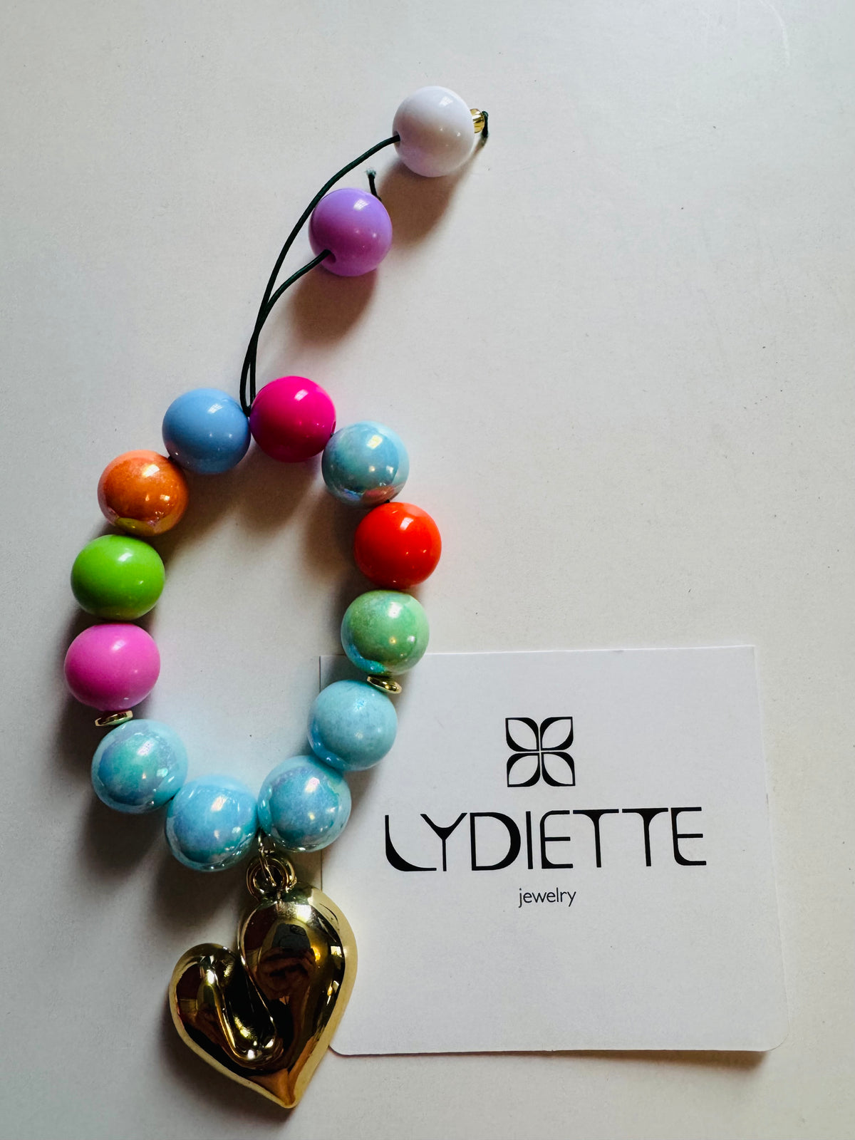 Blue Heart Handmade Bracelet #L156