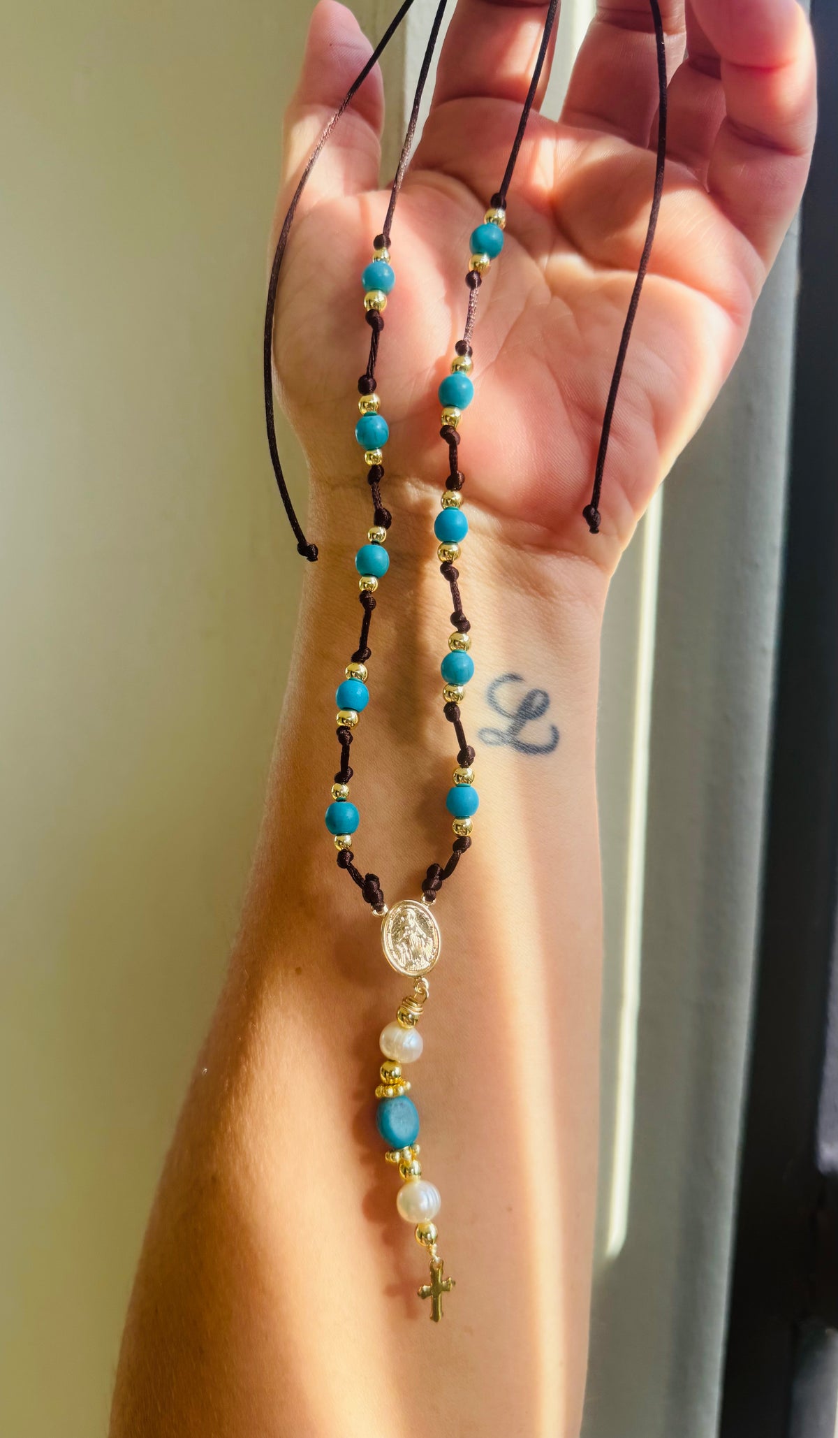 Handmade Adjustable “Rosario”  Necklace #L199