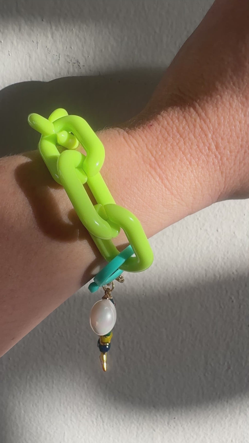 Green Acrylic Bracelet