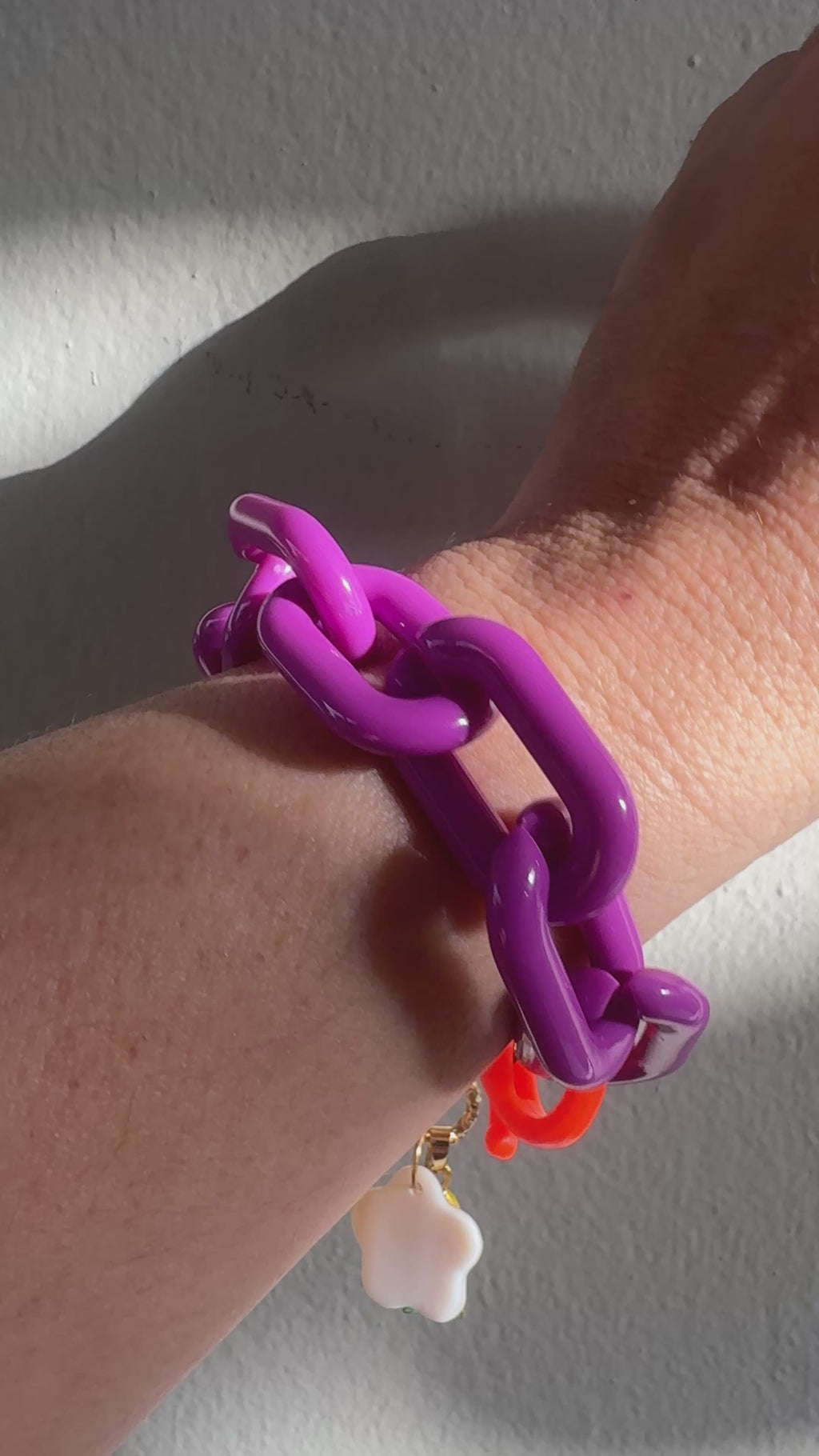 Violet Acrylic Bracelet